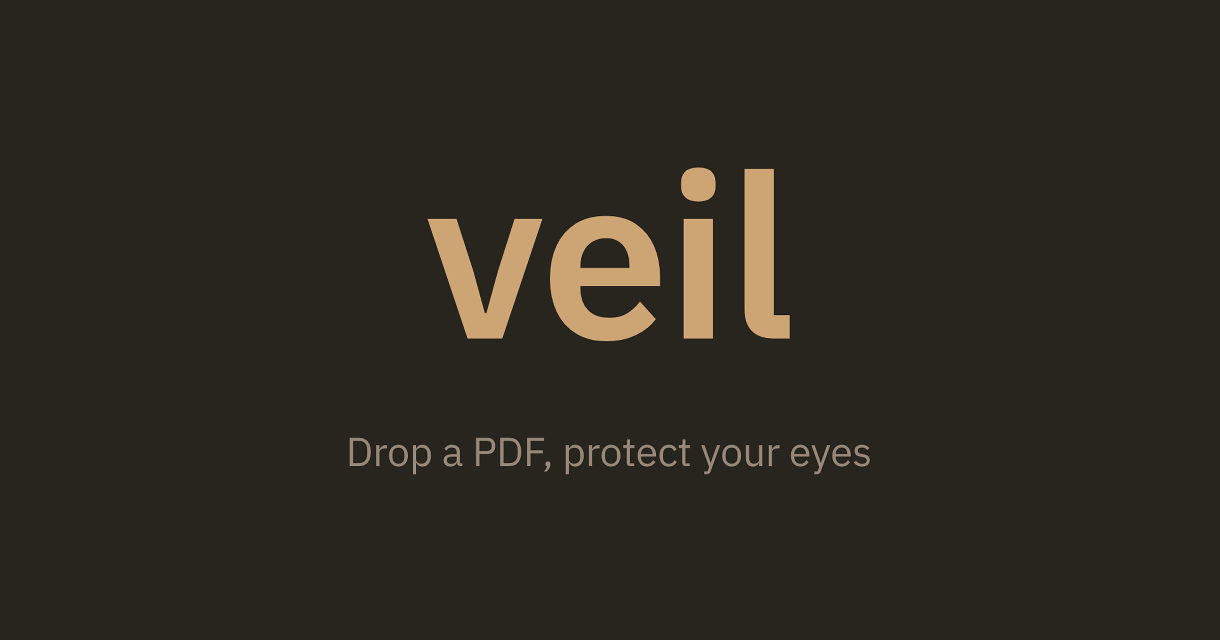 veil - Dark mode PDFs without destroying your images